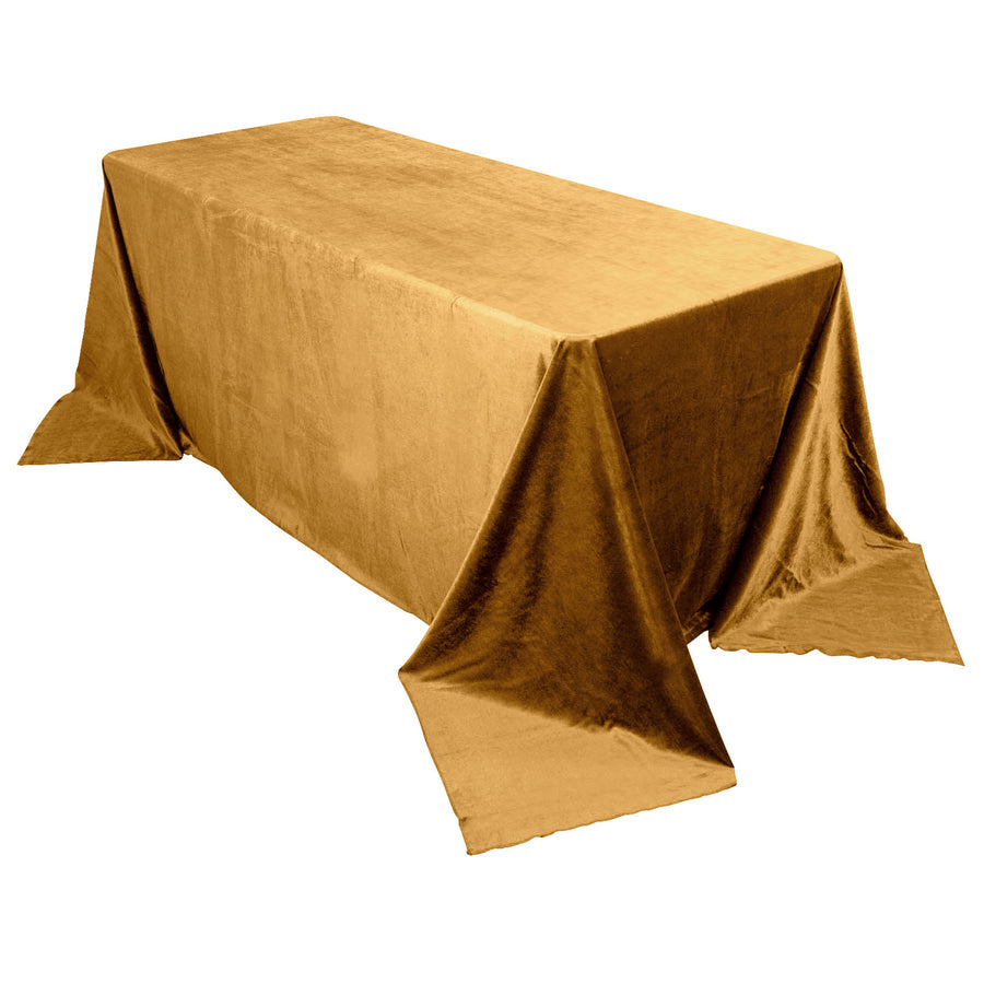 Specialty Table Linen - Velvet, Gold
