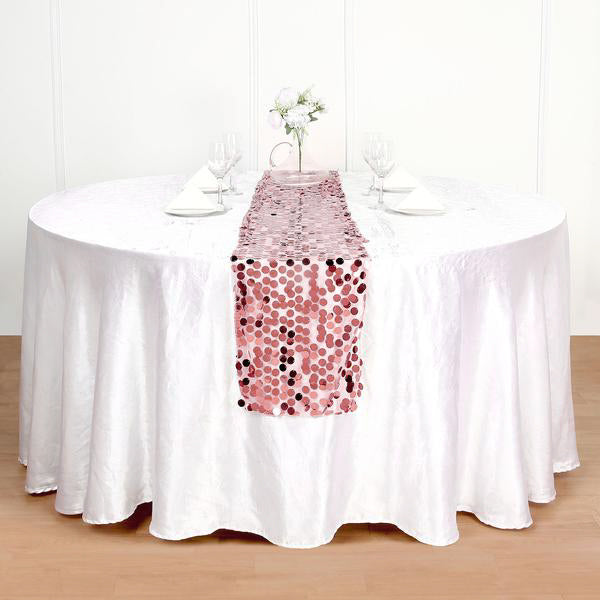 Specialty Table Linen - Payette Sequin, Pink