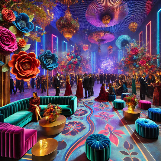 2025 Event Trend: Bold Color Palettes & Statement Decor!