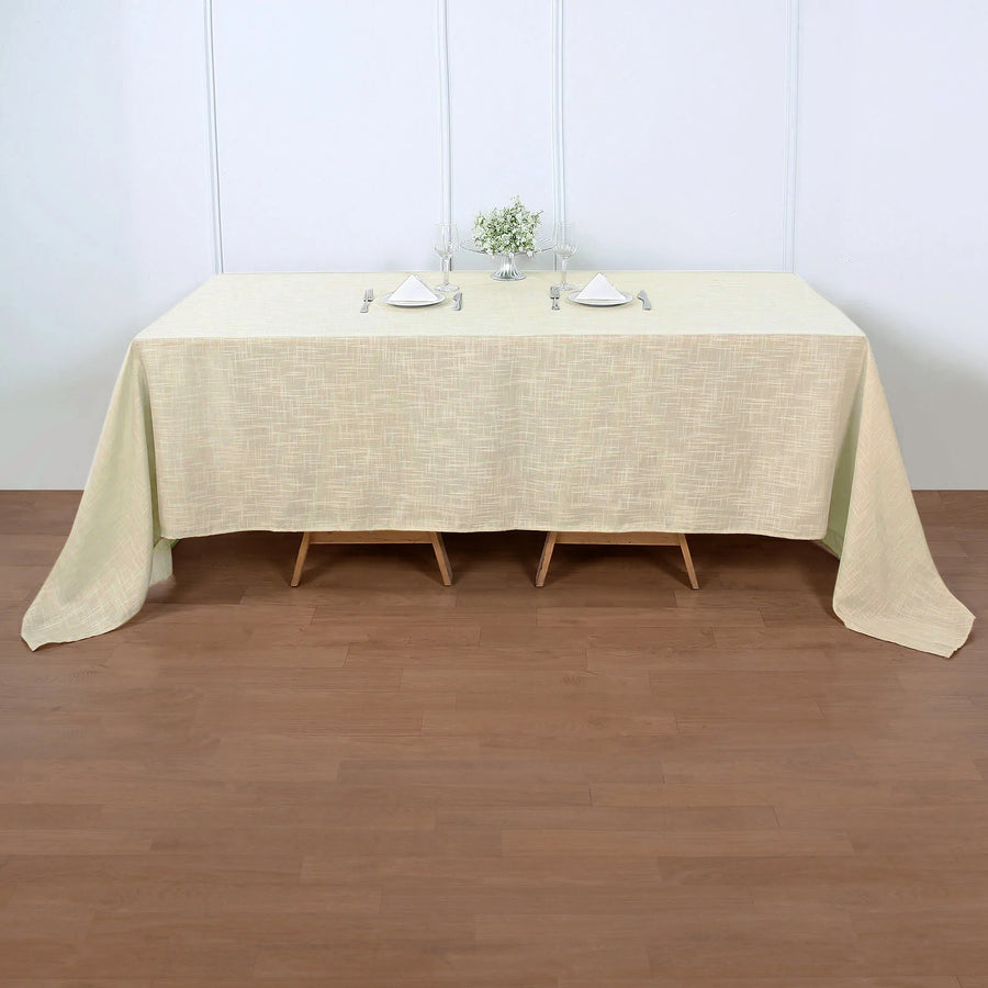 Specialty Table Linen - Faux Burlap, Natural