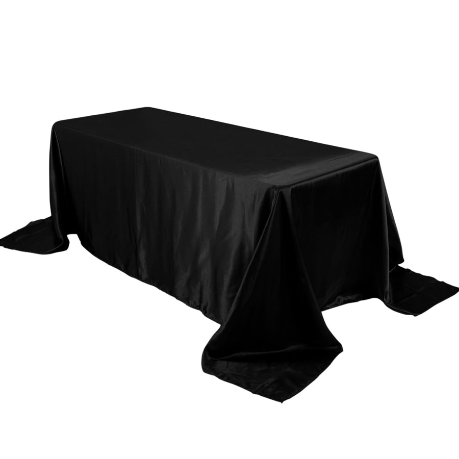 Specialty Table Linen - Satin, Black