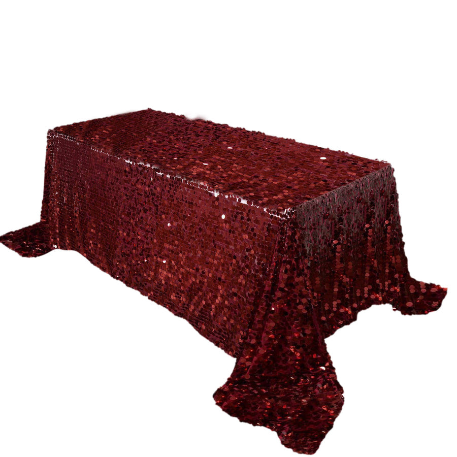 Specialty Table Linen - Payette Sequin, Burgundy