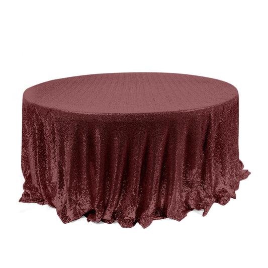 Specialty Table Linen - Premium Sequin, Burgundy