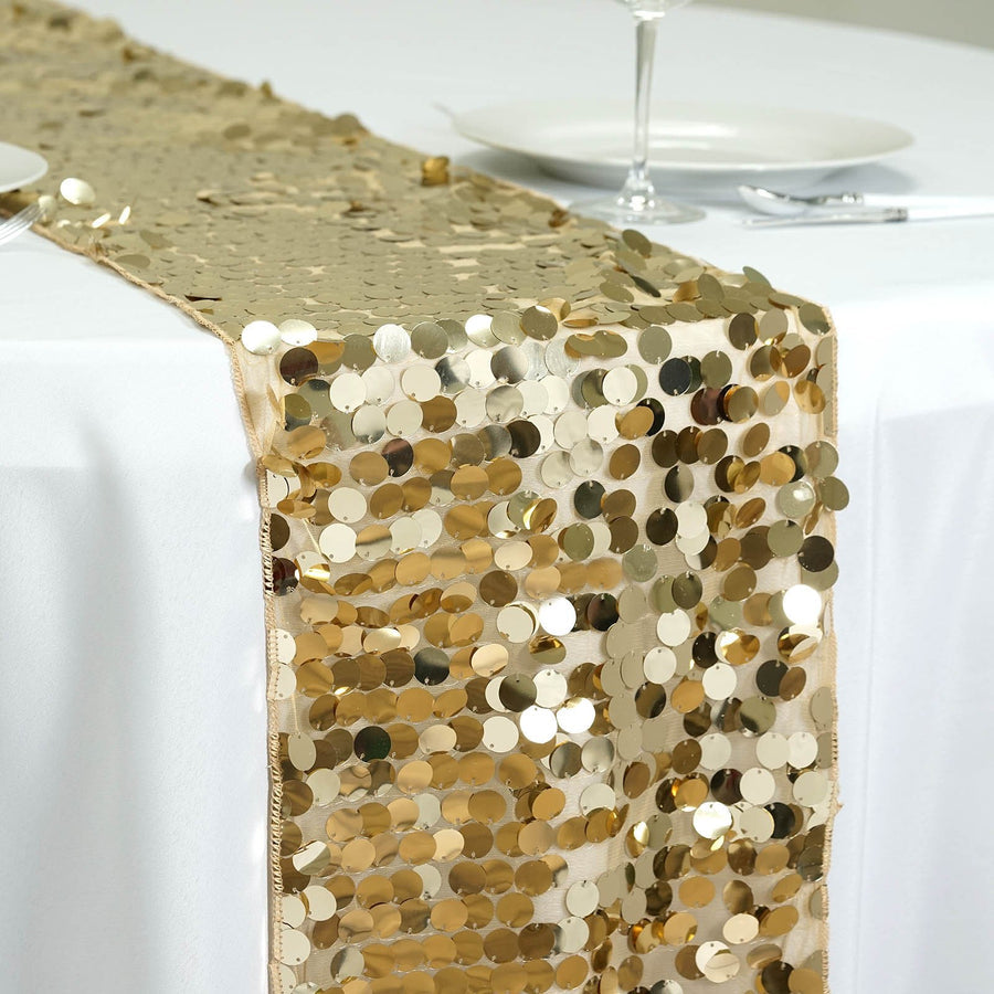 Specialty Table Linen - Payette Sequin, Champagne