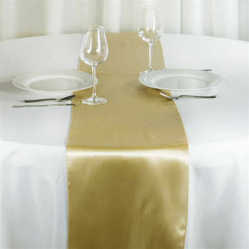 Specialty Table Linen - Satin, Champagne