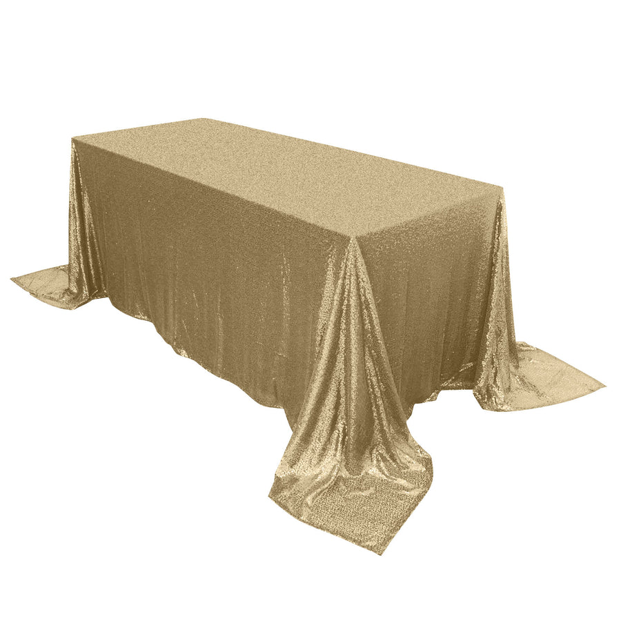 Specialty Table Linen - Premium Sequin, Champagne