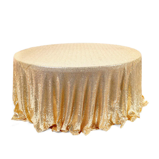 Specialty Table Linen - Premium Sequin, Champagne