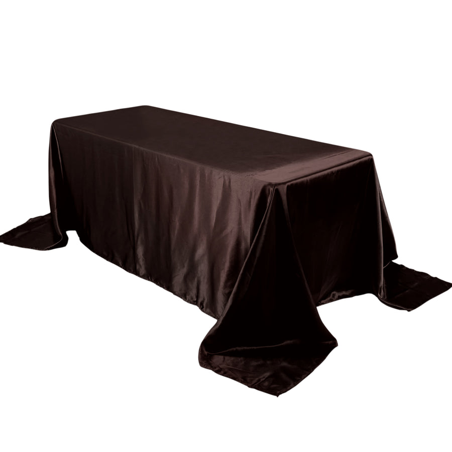 Specialty Table Linen - Satin, Chocolate