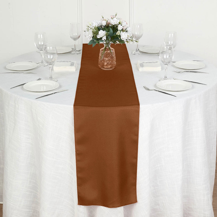 Standard Table Linen - Polyester, Cinnamon Brown