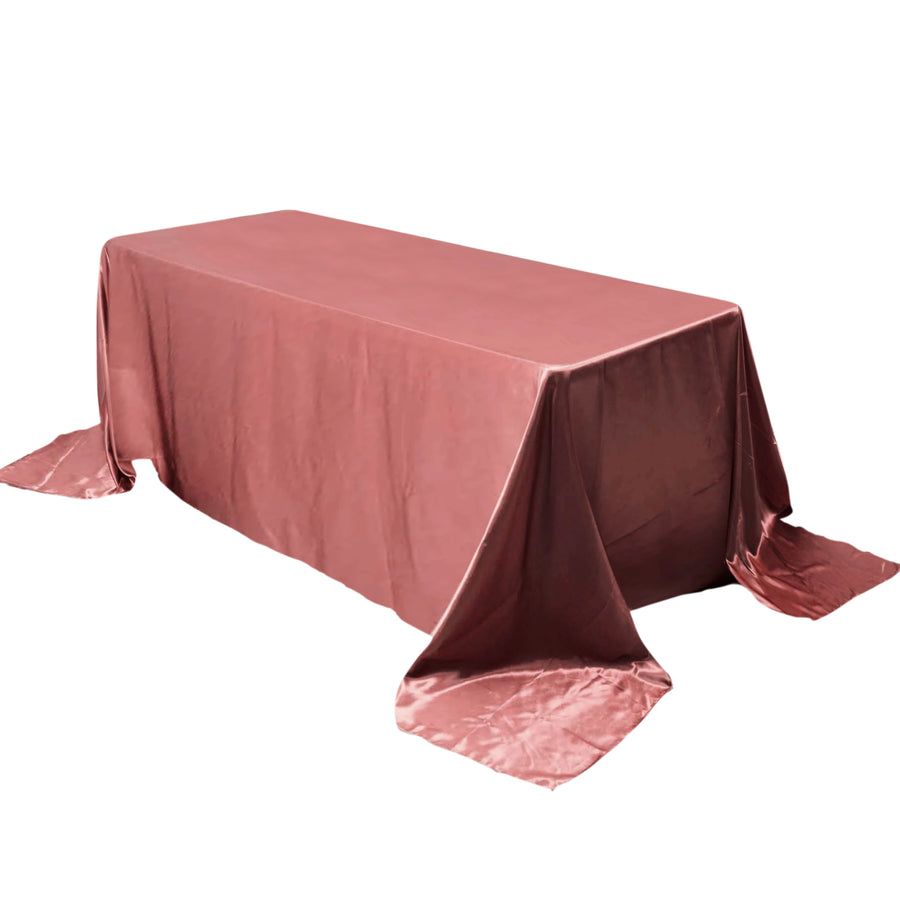 Specialty Table Linen - Satin, Cinnamon Rose