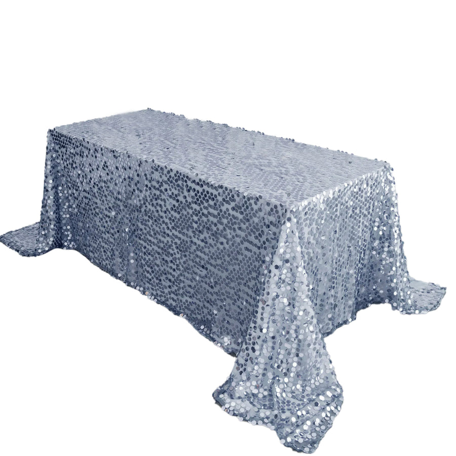 Specialty Table Linen - Payette Sequin, Dusty Blue