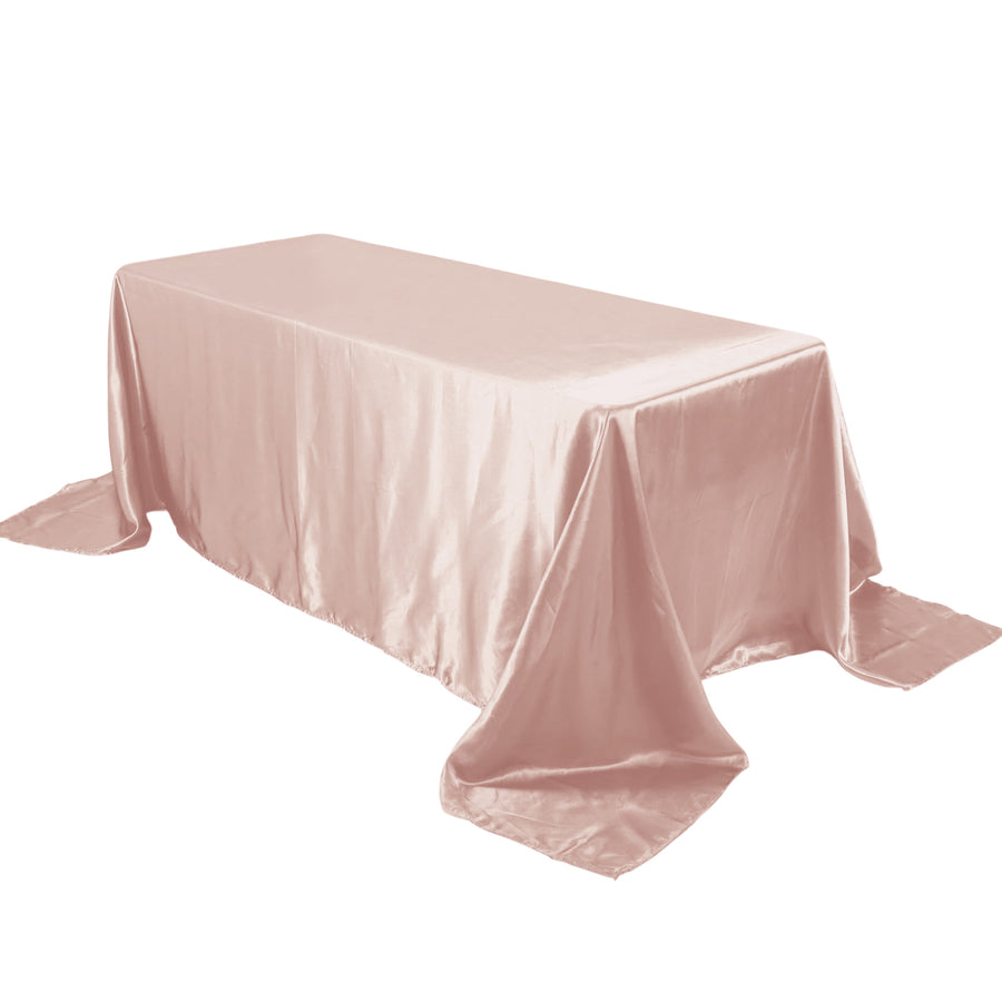 Specialty Table Linen - Satin, Dusty Rose