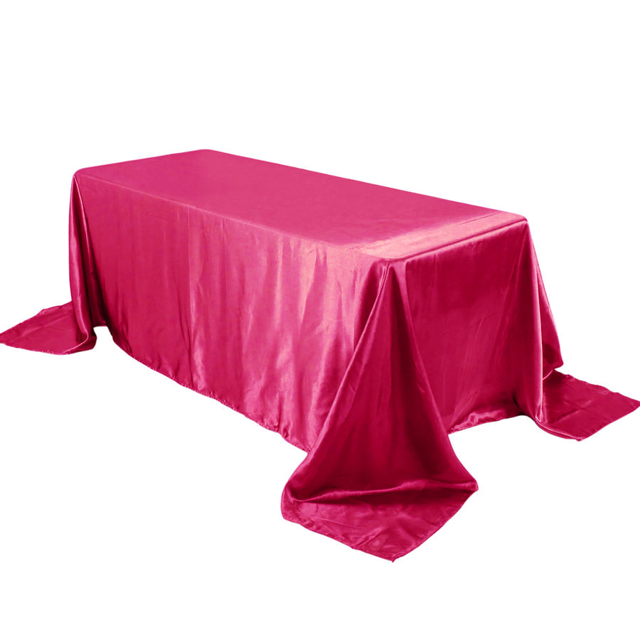 Specialty Table Linen - Satin, Fuchsia