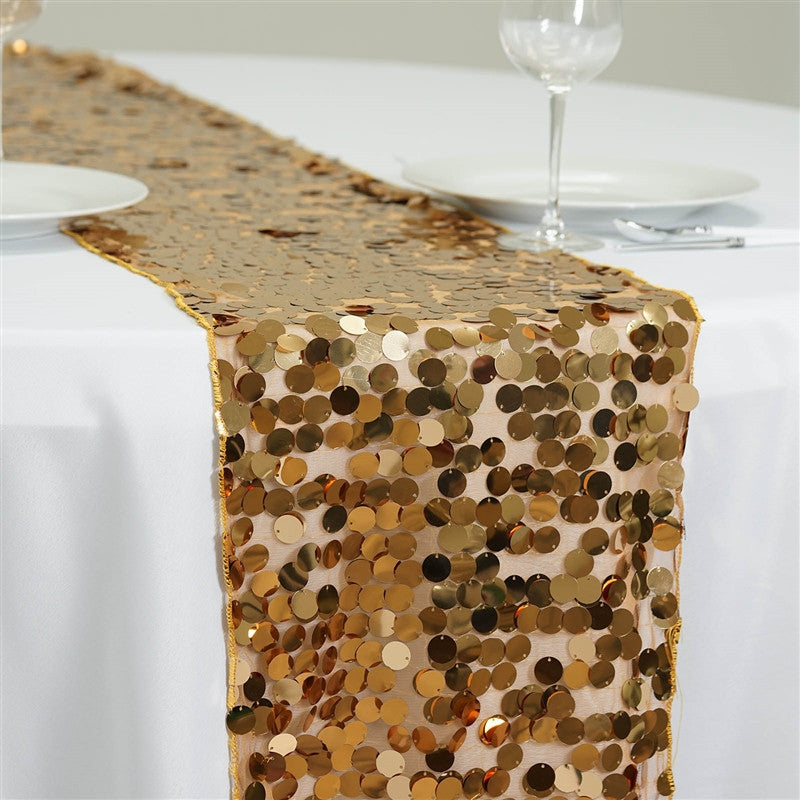 Specialty Table Linen - Payette Sequin, Gold