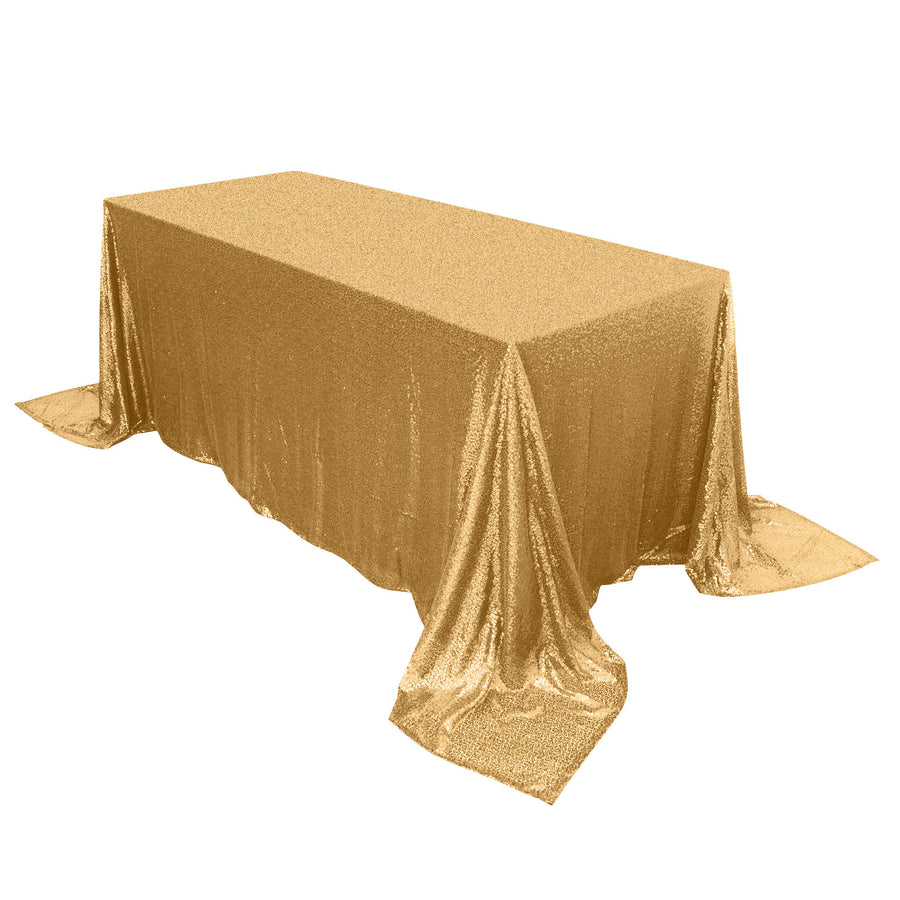 Specialty Table Linen - Premium Sequin, Gold