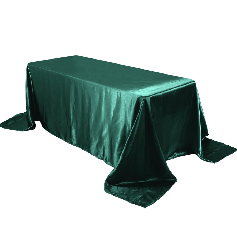 Specialty Table Linen - Satin, Emerald Green