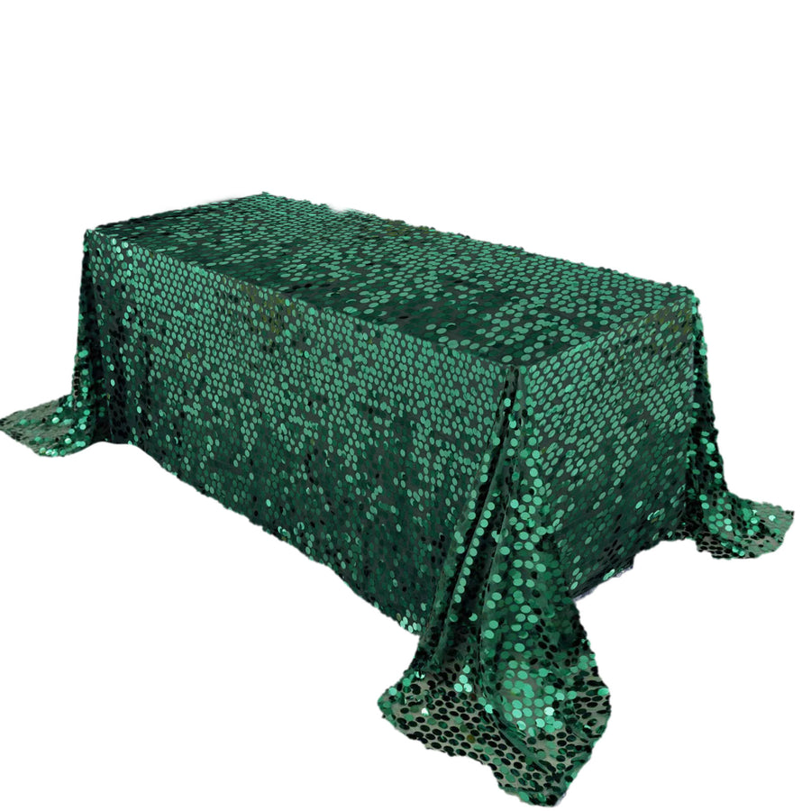 Specialty Table Linen - Payette Sequin, Emerald Green