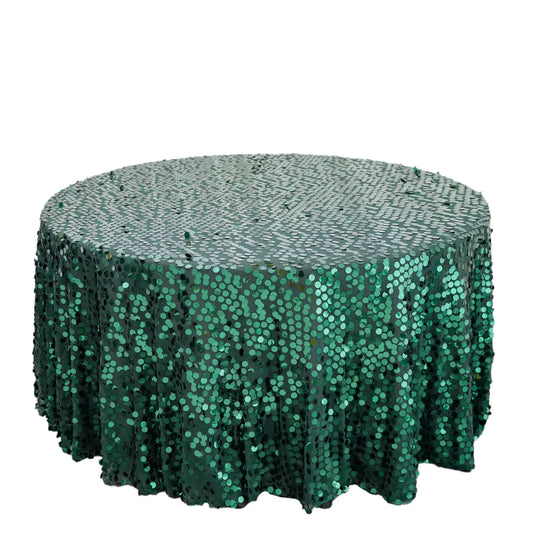 Specialty Table Linen - Payette Sequin, Emerald Green