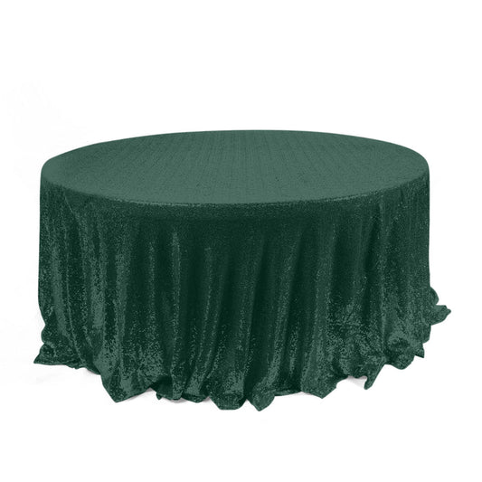 Specialty Table Linen - Premium Sequin, Emerald Green