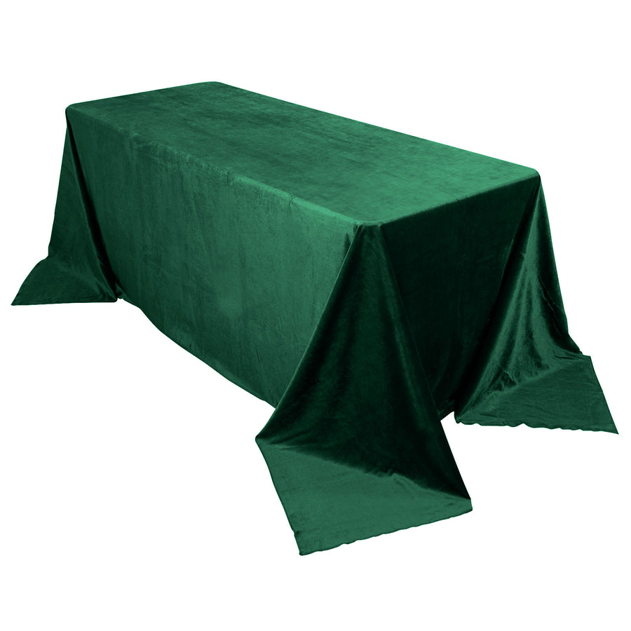 Specialty Table Linen - Velvet, Emerald Green