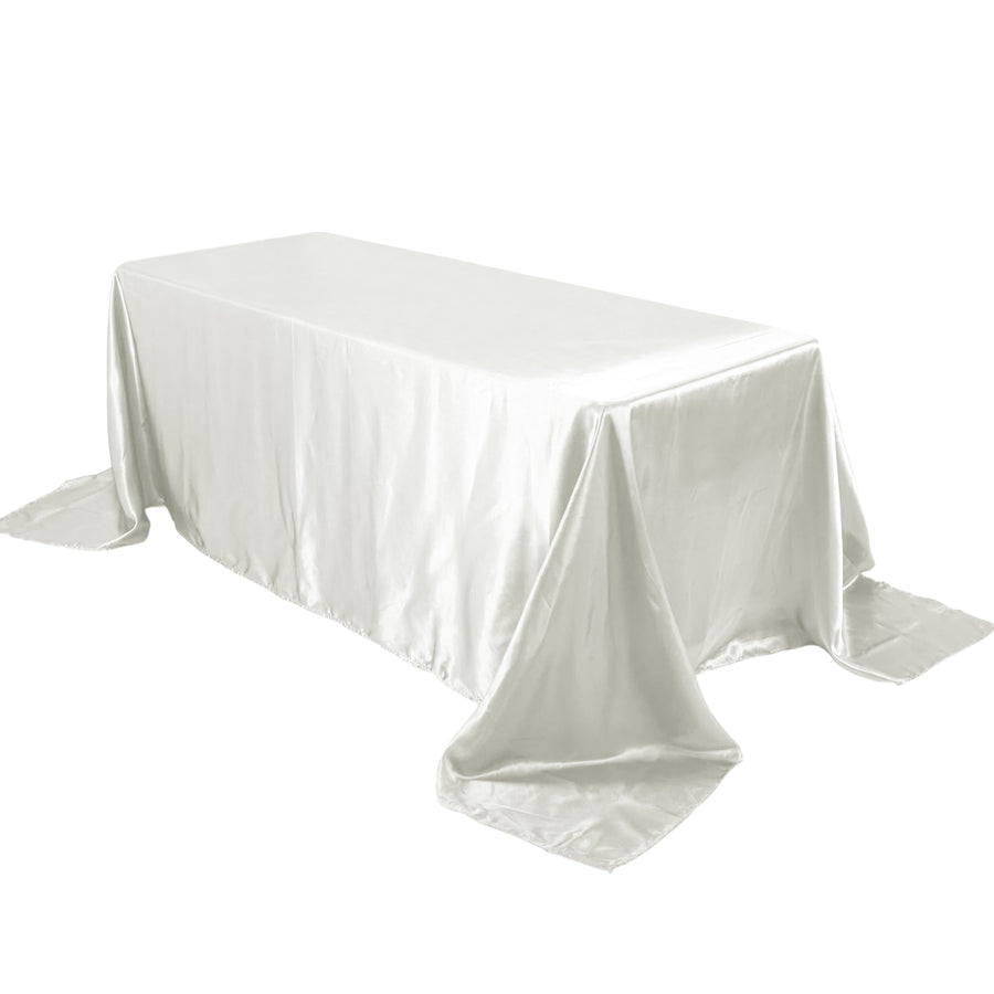 Specialty Table Linen - Satin, Ivory