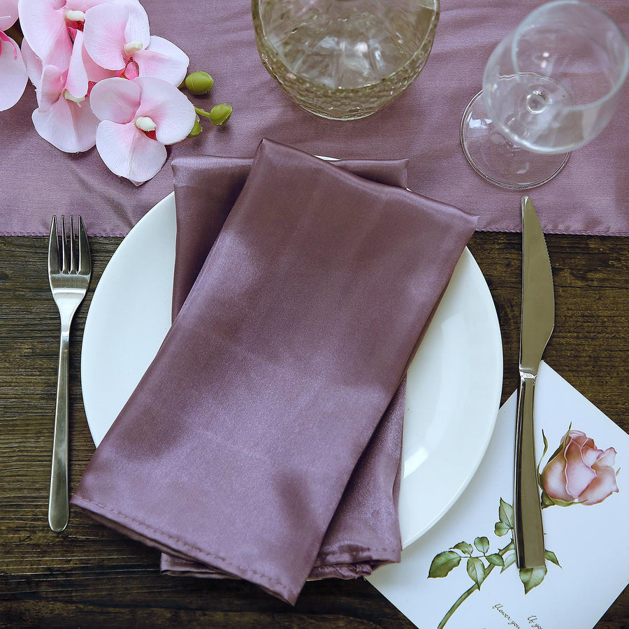 Specialty Table Linen - Satin, Violet Amethyst