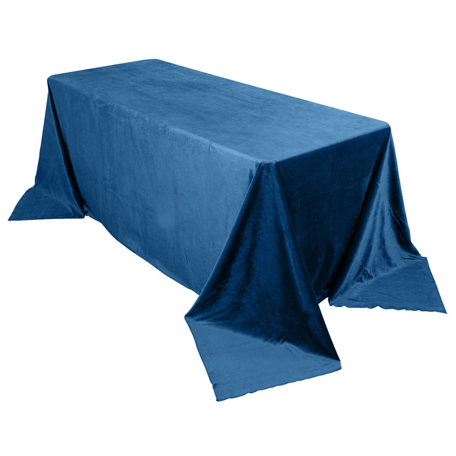 Specialty Table Linen - Velvet, Navy Blue