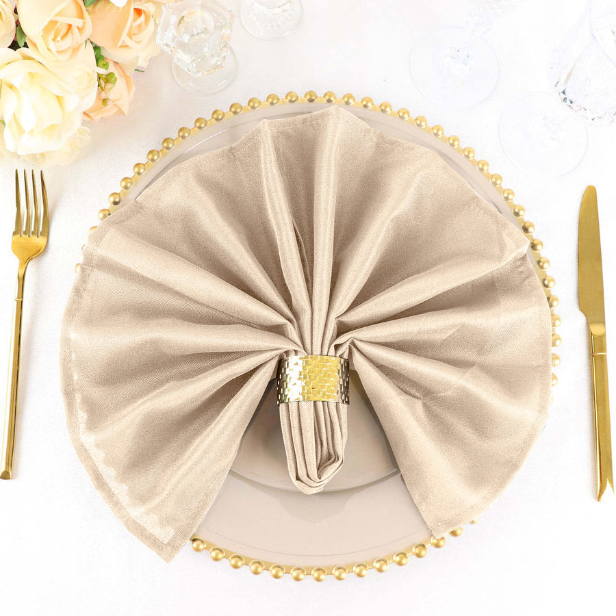 Standard Table Linen - Polyester, Nude