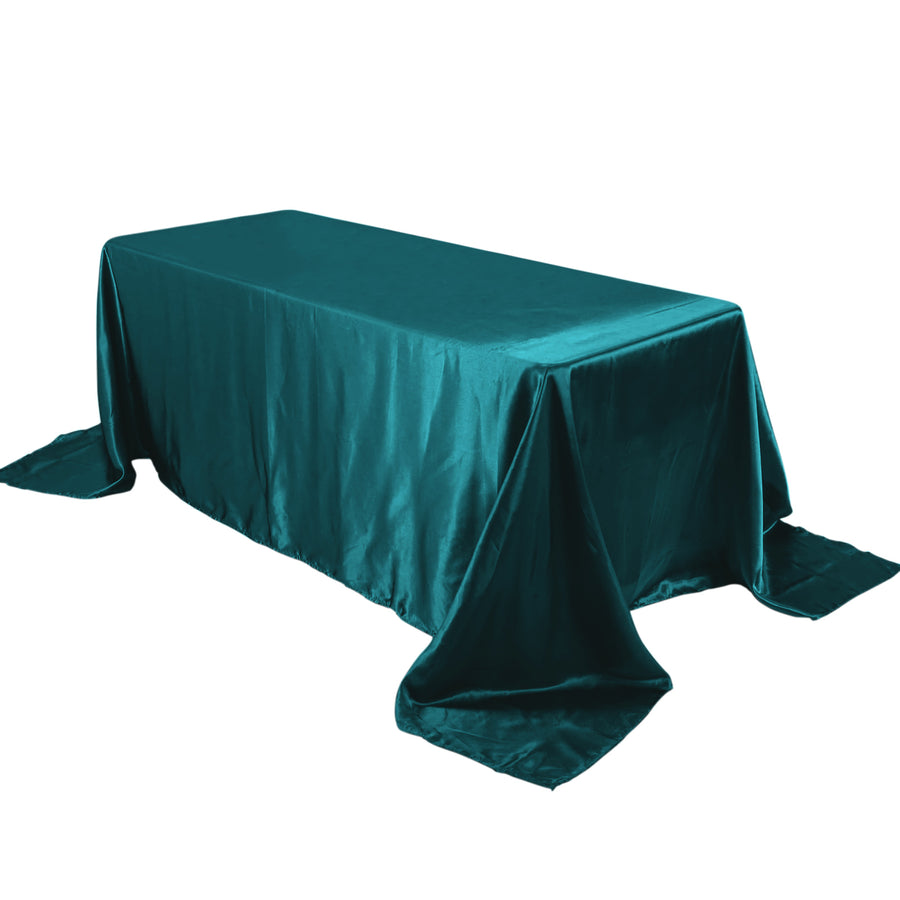 Specialty Table Linen - Satin, Peacock Teal