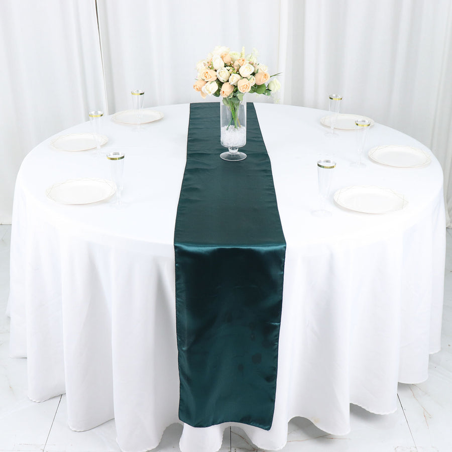 Specialty Table Linen - Satin, Peacock Teal