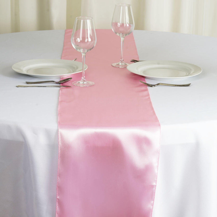 Specialty Table Linen - Satin, Pink