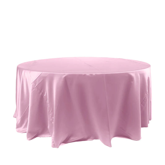 Specialty Table Linen - Satin, Pink