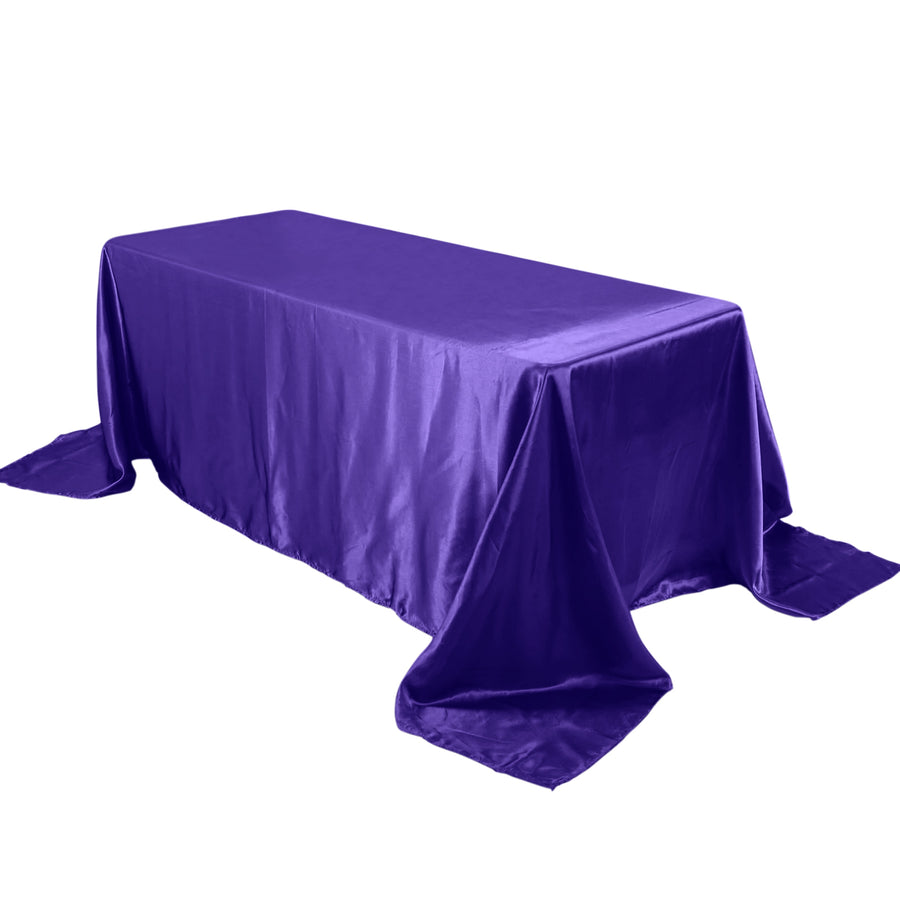 Specialty Table Linen - Satin, Royal Purple