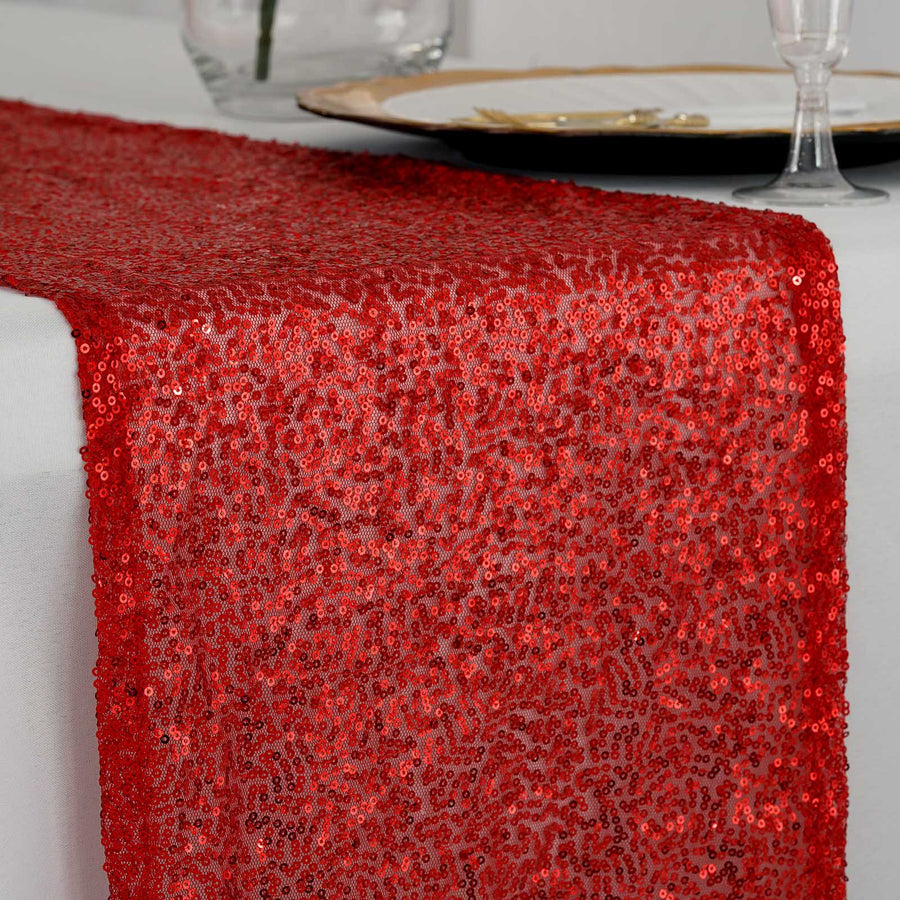 Specialty Table Linen - Premium Sequin, Red