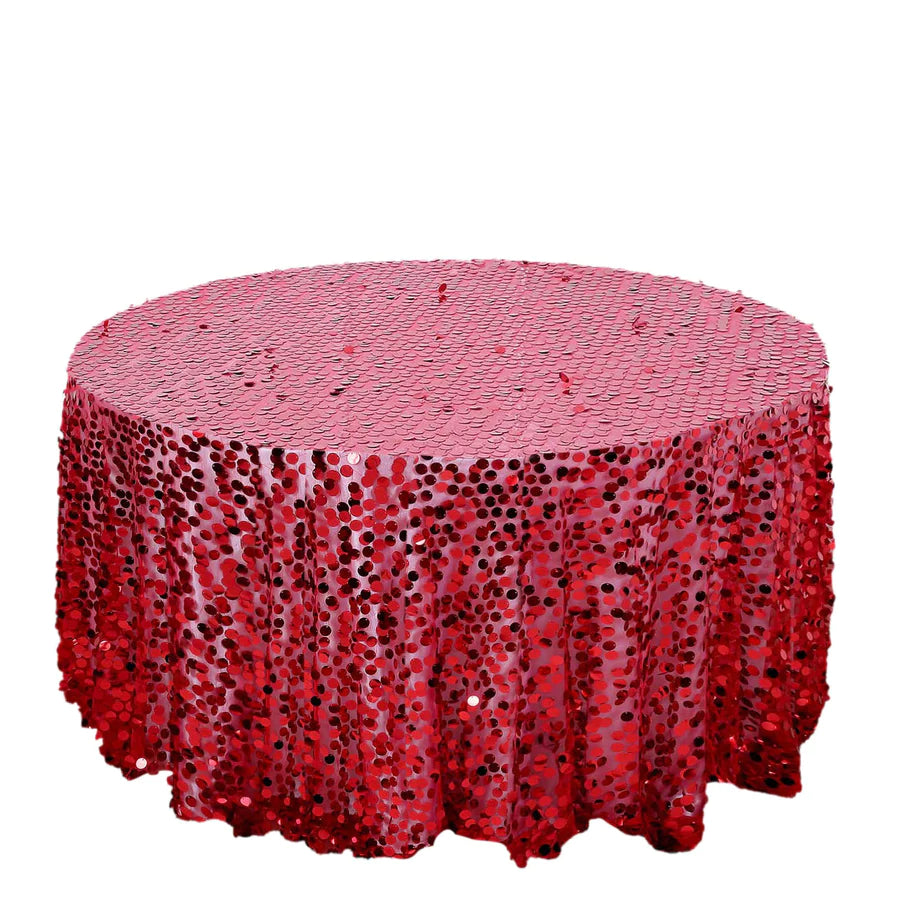 Specialty Table Linen - Payette Sequin, Red