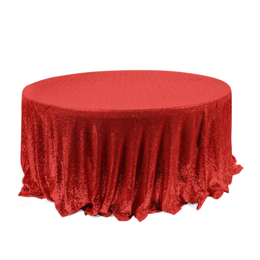 Specialty Table Linen - Premium Sequin, Red