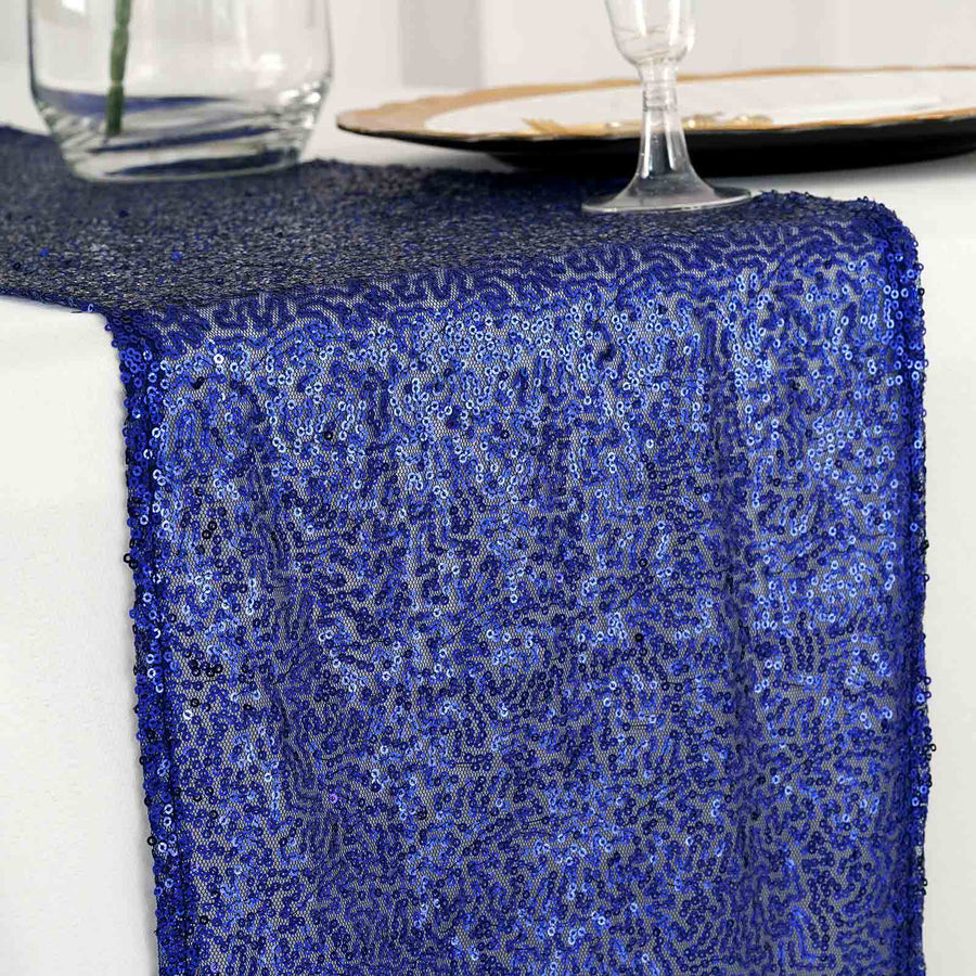 Specialty Table Linen - Premium Sequin, Royal Blue