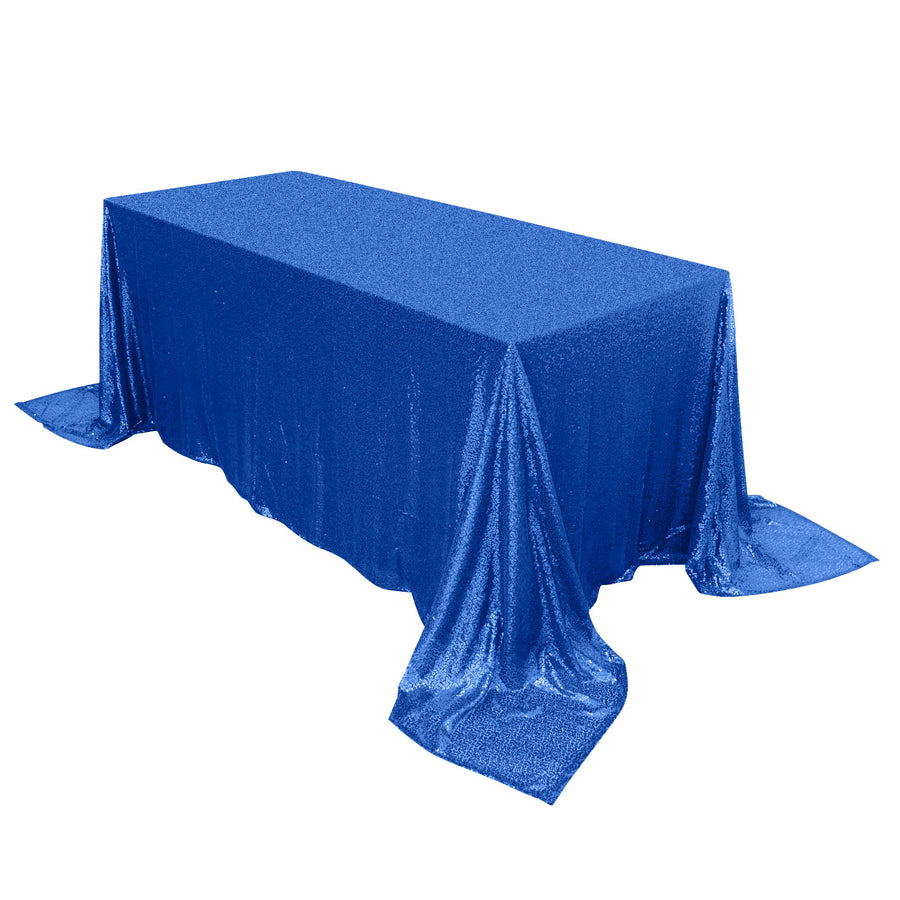 Specialty Table Linen - Premium Sequin, Royal Blue