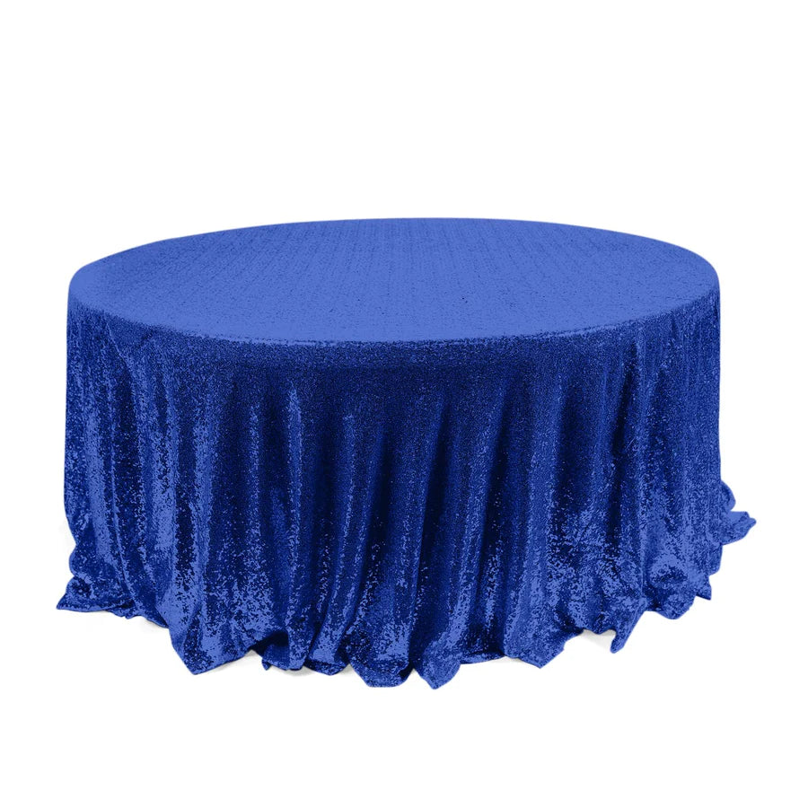 Specialty Table Linen - Premium Sequin, Royal Blue