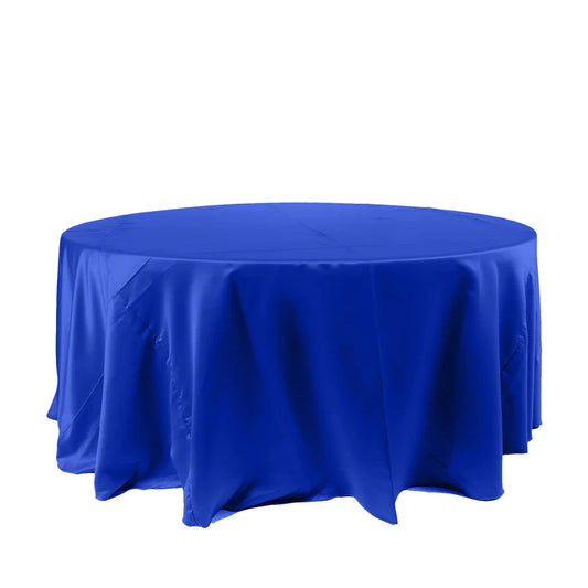 Specialty Table Linen - Satin, Royal Blue