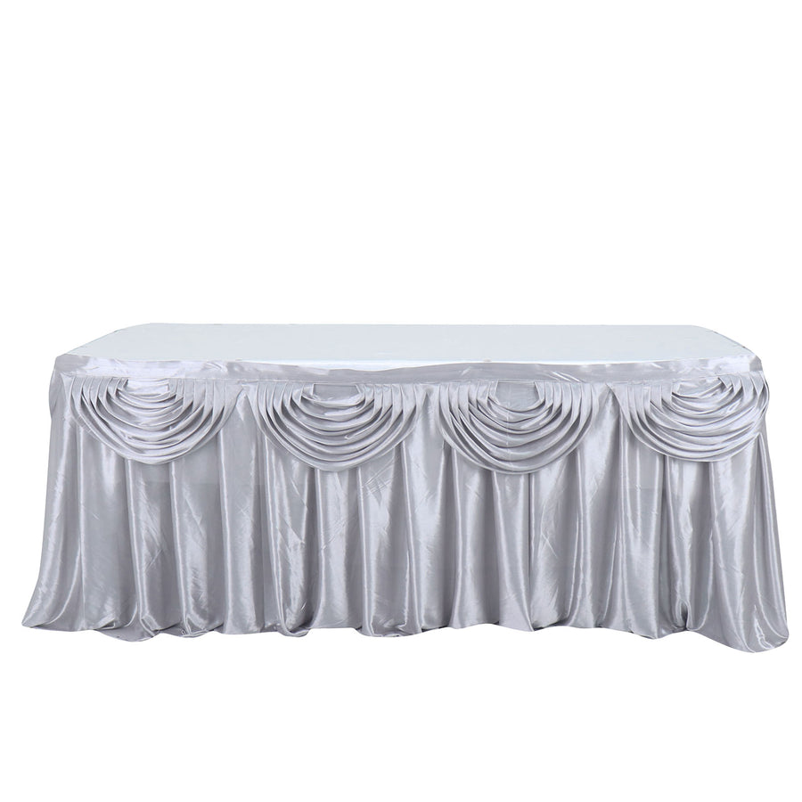 Specialty Table Linen - Satin, Silver