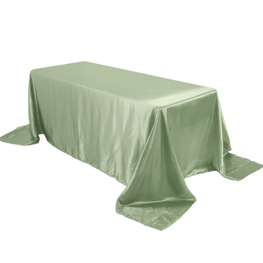 Specialty Table Linen - Satin, Sage Green