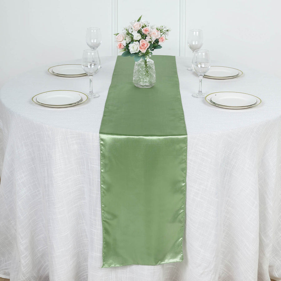 Specialty Table Linen - Satin, Sage Green