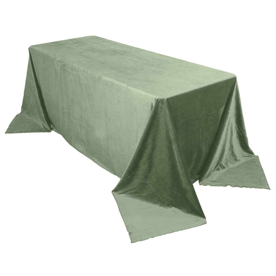 Specialty Table Linen - Velvet, Sage Green