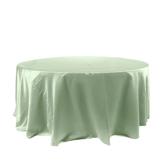 Specialty Table Linen - Satin, Sage Green