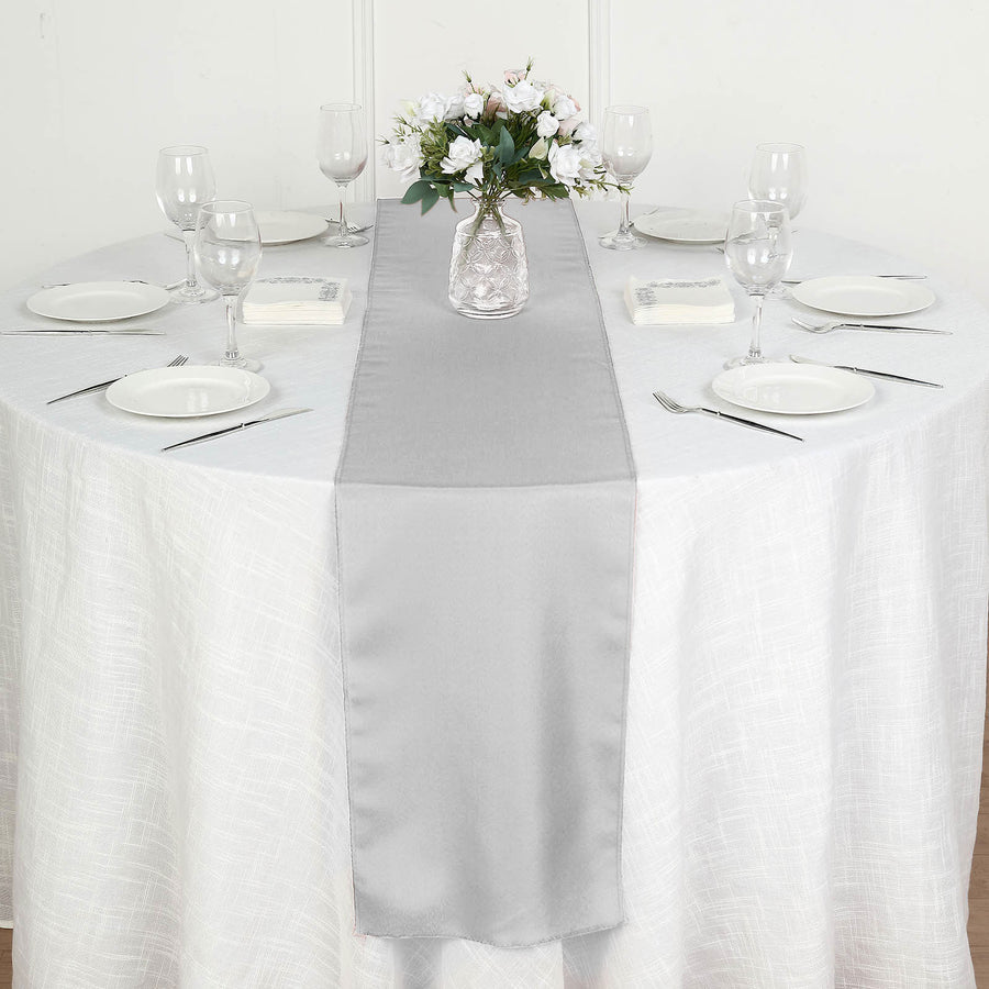 Standard Table Linen - Polyester, Silver