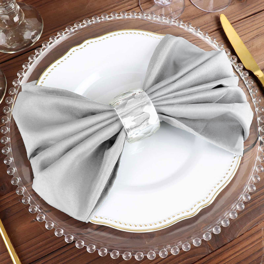 Standard Table Linen - Polyester, Silver