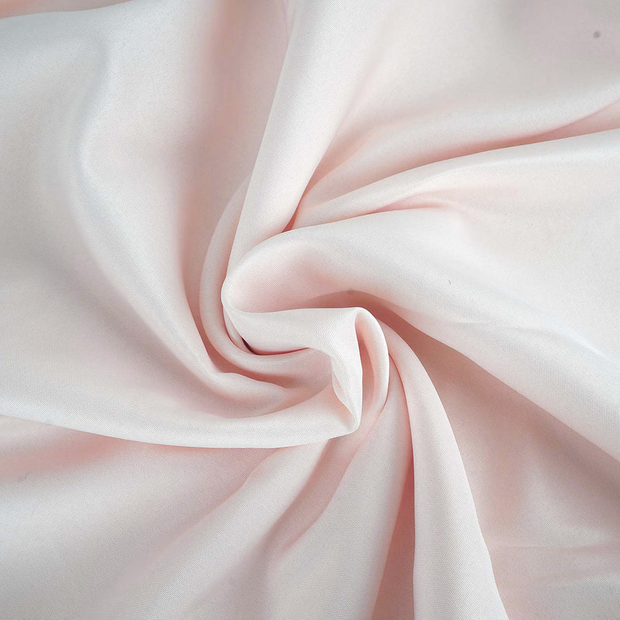 Polyester Table Linen, 120" Round, Blush