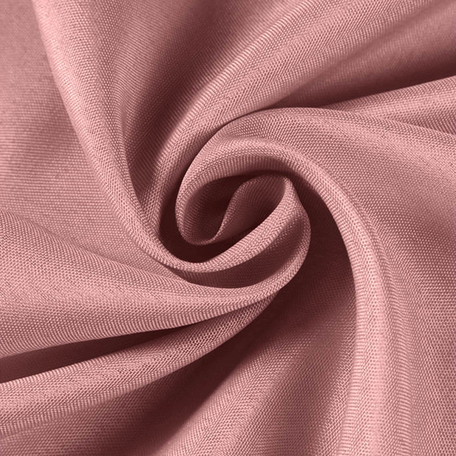 Polyester Table Linen, 120" Round, Dusty Rose