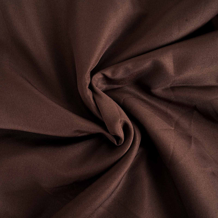 Polyester Table Linen, 120" Round, Chocolate